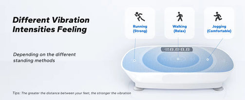 Vibro PRO® Vibration Plate Exercise Machine with resistance bands on yoga mat in modern home gym setting
