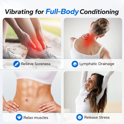 Whole Body Workout Power Vibrate Fitness Platform Vibration Plate Weight Loss & Shaping