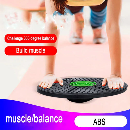 Push ups on Yoga Balance Board Fitness Exercise Training Pedal